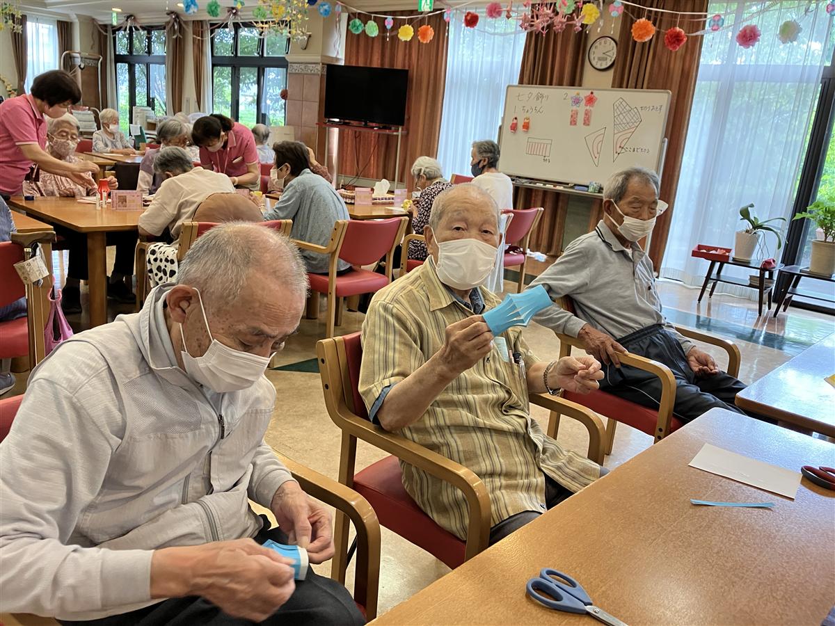 七夕飾りづくり